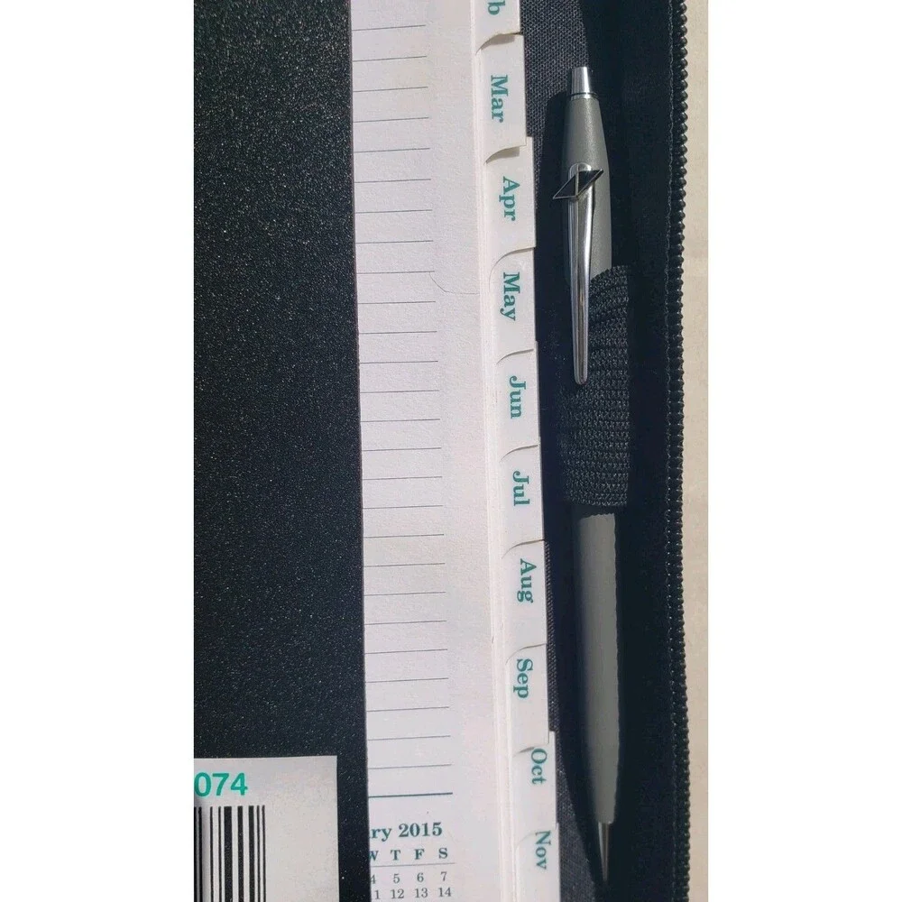 Day-Timer Brown 6 Ring Planner Organizer 8.5